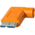 Dây Tether Tools - TetherPro USB C to 3.0 Micro B Right Angle - Màu Cam - Dài 4.6m 3