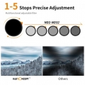 Filter K&F concept Black Mist 1/4 và ND2-ND32 (1-5 Stop) chống trầy chống nước (Black Diffusion, Pro mist) 2