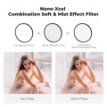 Filter K&F Concept Combination Soft & Mist Lens Filter 28 Multi-Layer Coating Waterproof Scratch Resistant Cinematic Effect Filter - Nano-Xcel Series KF01.3113 2