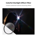 Filter K&F Nano-B Series Colorful Streak Starlight Dreamy Creative Special Effects Optical Glass  2