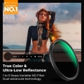 Filter K&F True Color & Ultra-Low Reflection Variable ND2-32 (1-5 Stops) Nano-X Series / KF01.2082 5