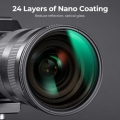 Filter K&F Variable ND3-ND1000 with 24 Multi-Layer Coatings Nano-D Series 3