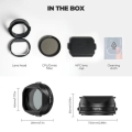 Freewell Real Lens Hood for Sony RXIR III with 2-in-1 CPL/Black Mist Filter 5
