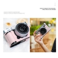 Halfcase Da SHELV Kèm Dây Đeo Cổ Dành Cho Fujifilm X-E5 2