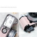 Halfcase Da SHELV Kèm Dây Đeo Cổ Dành Cho Fujifilm X-E5 5