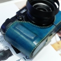 Halfcase Fujifilm X100T (Handmade - Xanh dương) 2