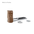 L-Shaped Mount Plate with Wooden Handle for FUJIFILM X Half 5223 3