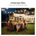 Magnetic Star Filter 6 Points Cross Screen Starburst Sparkling Effect KF01.2701 for DJI Osmo Pocket 3 Pocket 4 3