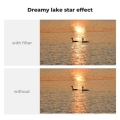 Magnetic Star Filter 6 Points Cross Screen Starburst Sparkling Effect KF01.2701 for DJI Osmo Pocket 3 Pocket 4 4
