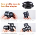Ngàm Chuyển Lens Mount Adapter K&F Concept Nikon DSLR to Canon EOS R KF06.379 5