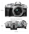 Olympus SYSTEM OM-D E-M10 Mark IV kèm ống kính M.Zuiko Digital ED 14-42mm F3.5-5.6 EZ 5