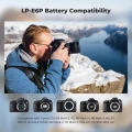 Pin K&F CONCEPT LP-E6P 2520mAh USB-C R6 Mark III EOS R5 Mark II C50 R6V R6 R7 5D 5DS R 6D 7D 60D 70D 80D 90D KF28.0131 3