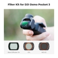 Set Filter K&F Magnetic CPL + Black Mist 1/4 + VND(1 to 5 stops) Dành Cho DJI Osmo Pocket 3 2