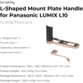 SmallRig 6136 Hand Grip Silicone Panasonic LUMIX L10 (Titanium) 3
