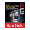Thẻ nhớ SanDisk SDXC Extreme Pro 64GB 170MB/s 2