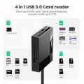 Ugreen 40755 0.5M Đầu Đọc Thẻ Usb 3.0 Đa Năng Kèm Cổng nối Type C 50CM CR125 2