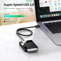 Ugreen 40755 0.5M Đầu Đọc Thẻ Usb 3.0 Đa Năng Kèm Cổng nối Type C 50CM CR125 3