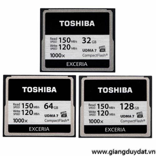 Toshiba Exceria 1000X 128GB (Read 150MB/s - Write 120MB/s)
