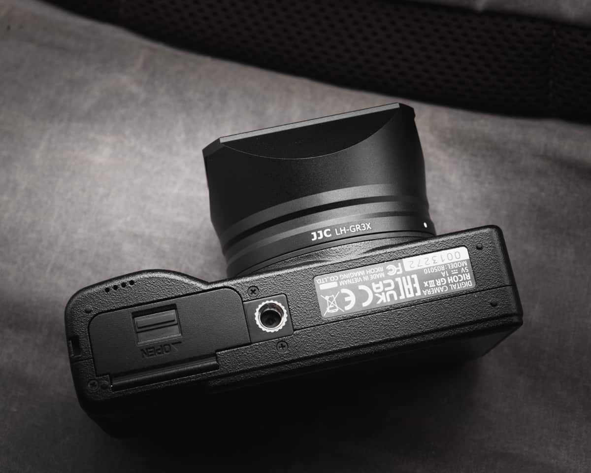 Bague Décorative En Métal Argenté Pour Ricoh GR IIIX - Remplacement Pour GN-2, Modèle Haoge RRC-GR3XT, Finition Gris Argenté